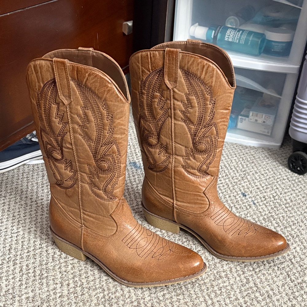 Brown Western Cowboy Boots